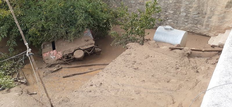 Aftermath of the flooding in Parwan