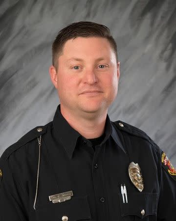 Officer Eric Joering, 39, of Westerville Division of Police (WPD) is seen in this undated photo in Westerville, Ohio, U.S., released February 10, 2018. City of Westerville/Handout via REUTERS