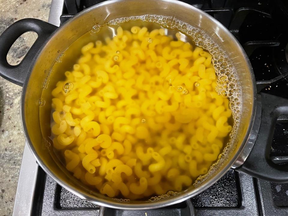 Ina mac and cheese prep