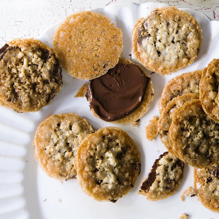 Chocolate Lace Sandwich Cookies