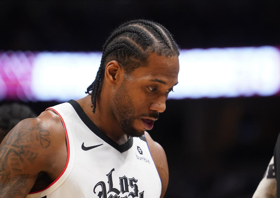 Kawhi Leonard lost a legal battle with Nike on Wednesday. (AP Photo/Jack Dempsey)