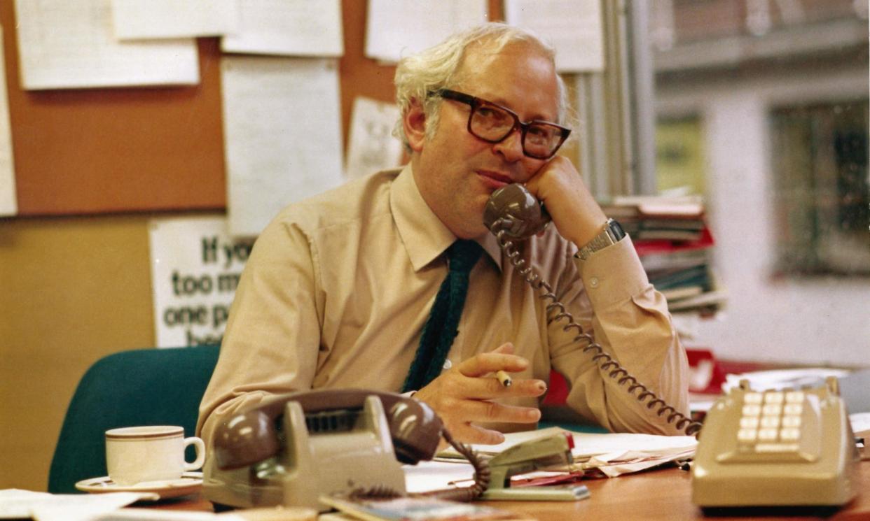 <span>Alan Afriat at Thames TV in the late 1980s</span><span>Photograph: from family/none</span>