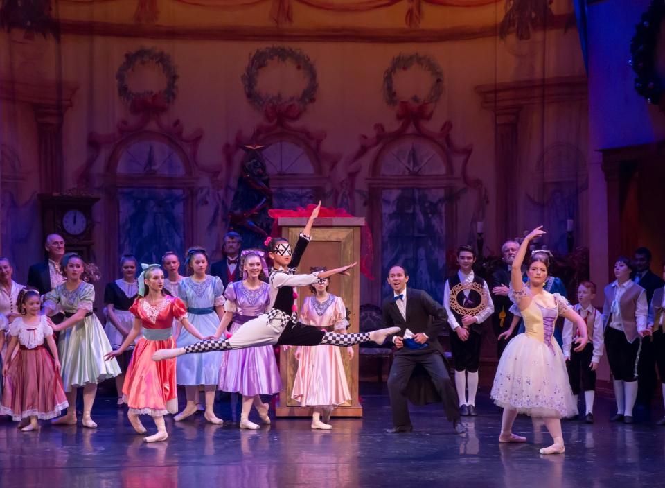 The cast of Saint Augustine Ballet's "The Nutcracker," which takes the stage Dec. 18 and 19 at Flagler College's Lewis Auditorium.