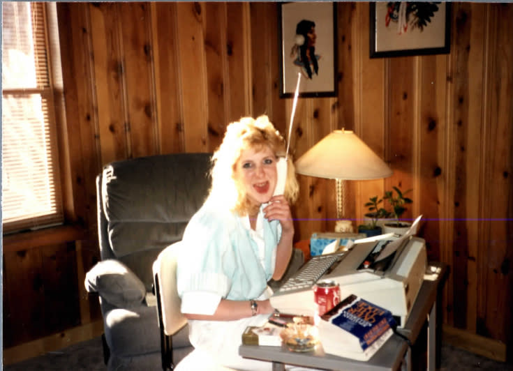 This undated photo provided by the Pitts family shows Pamela Pitts at the Pitts family home outside Prescott, Ariz. Pitts' then-roommate, Shelly Harmon, recently confessed to killing Pitts in 1988 and was sentenced to time she already had served in another killing. (Pitts family via AP)