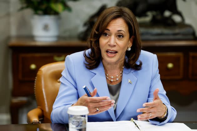 Vice President Kamala Harris said Americans only need to look in their medicine cabinets to see how the ruling could ripple across American health care.