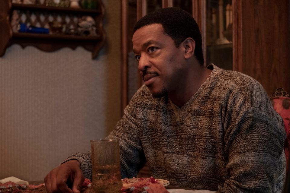 Russell Hornsby as Charles Flenory in a scene from season two of the Starz drama "BMF."