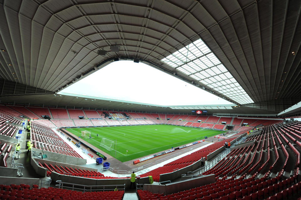 A view of the stadium before the Barclays Premier League match the Stadium of Light, Sunderland.