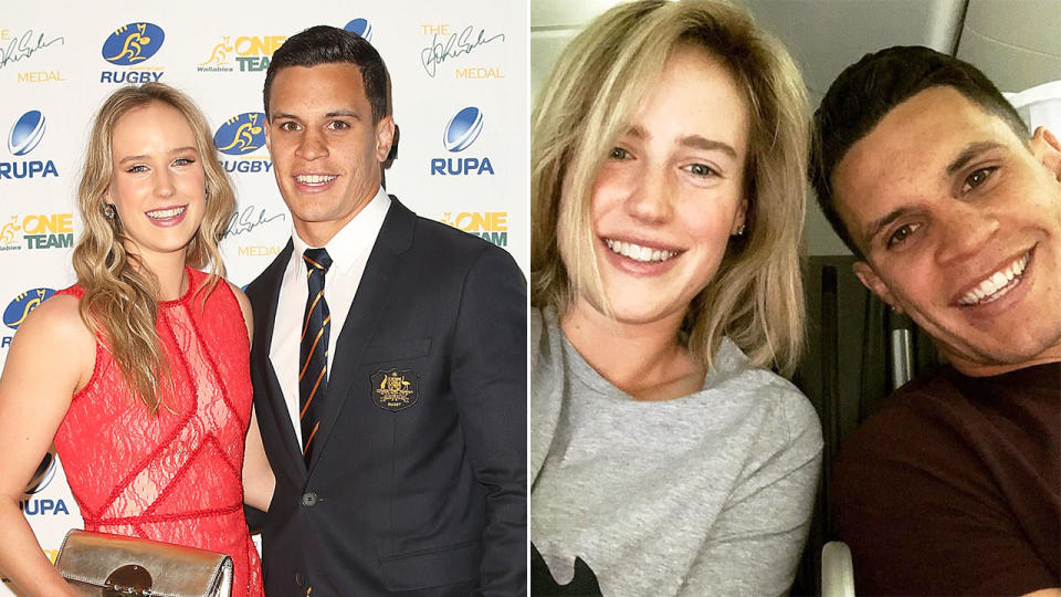 These photos showed former married couple Matt To’omua and Ellyse Perry.