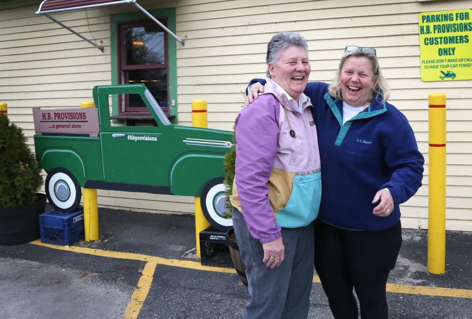 Bonnie Clement, left, and Helen Thorgalsen have sold the community country store HB Provisions they have run for the past 22 years.