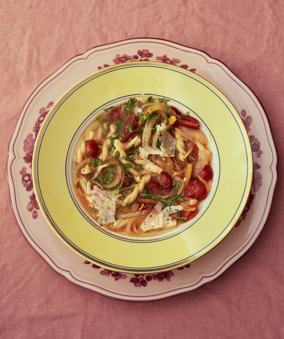 Spring Minestrone with Gemelli