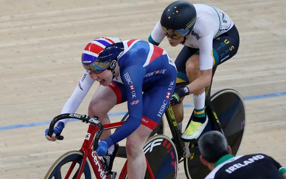 Katie Archibald on top of the world after winning Britain's first gold of 2017 Track Cycling World Championships