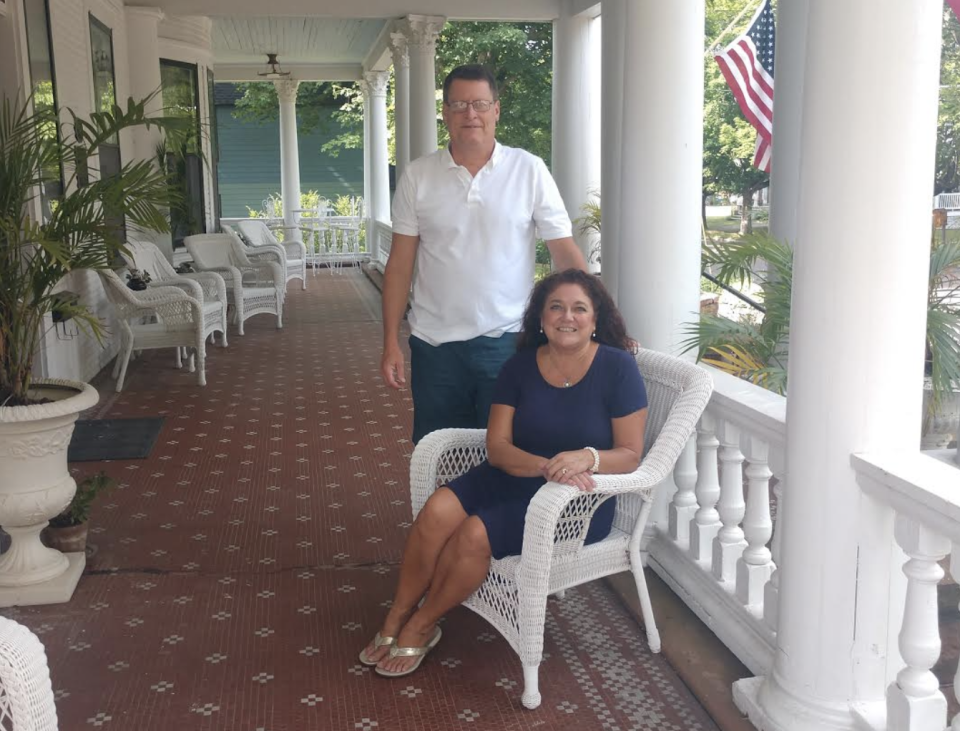 Julie and Dave Sprenger own and run the Laurium Manor Inn, in the Keweenaw peninsula. 