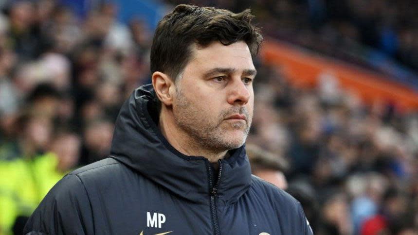 Mauricio Pochettino on the sidelines