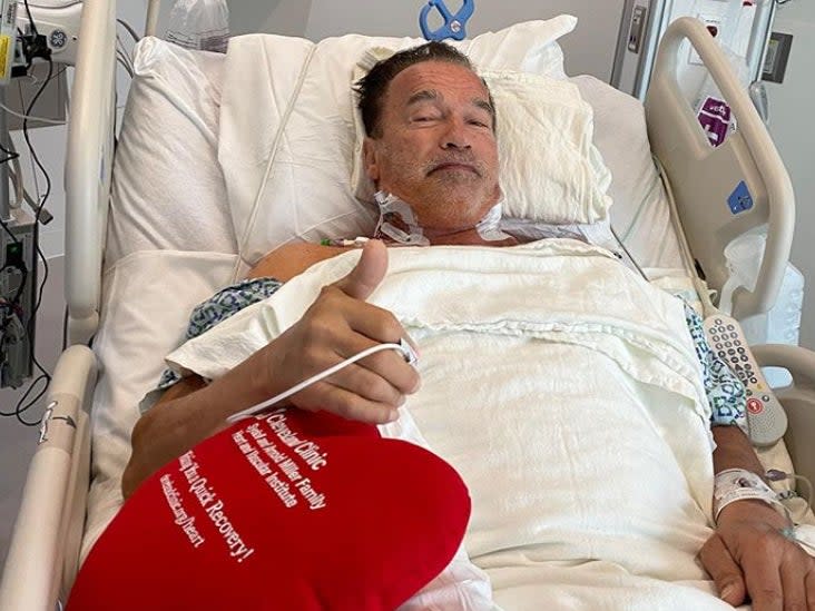 Arnold Schwarzenegger is recovering after heart surgery (Arnold Schwarzenegger/Instagram)