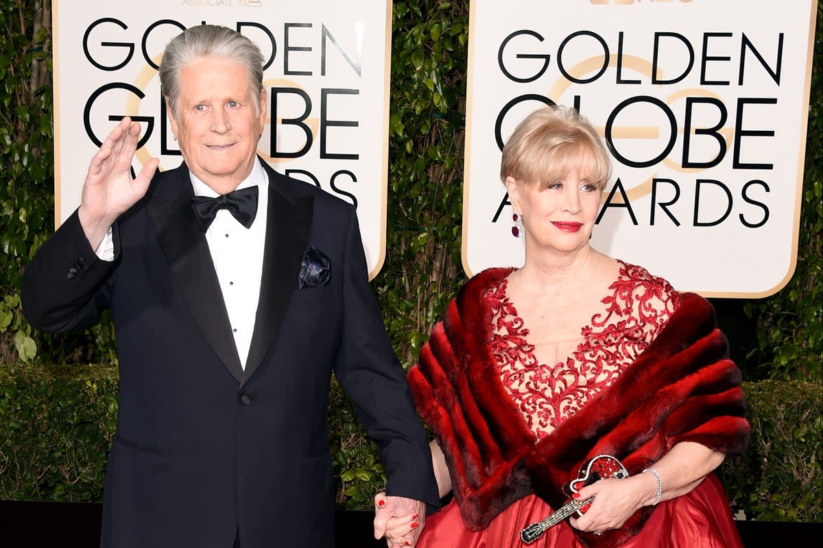 Brian Wilson and Melinda Ledbetter attend the Golden Gloves in 2016 (Jason Merritt/Getty Images)