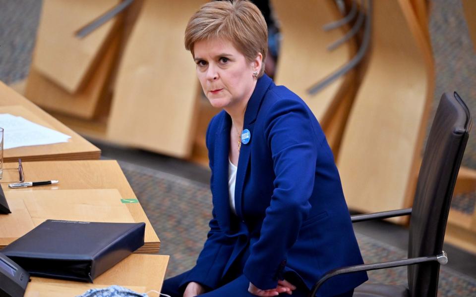 The First Minister will seek approval from opposition MSPs on Tuesday - Pool/REUTERS