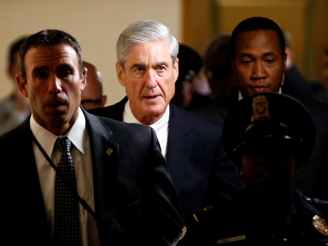 Special Counsel Robert Mueller, seen here on Capitol Hill in Washington on June 21, 2017, is not done yet: REUTERS/Joshua Roberts