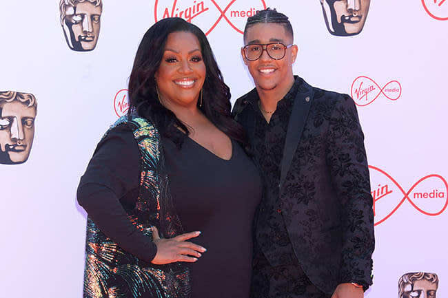 Alison Hammond with her son Aidan