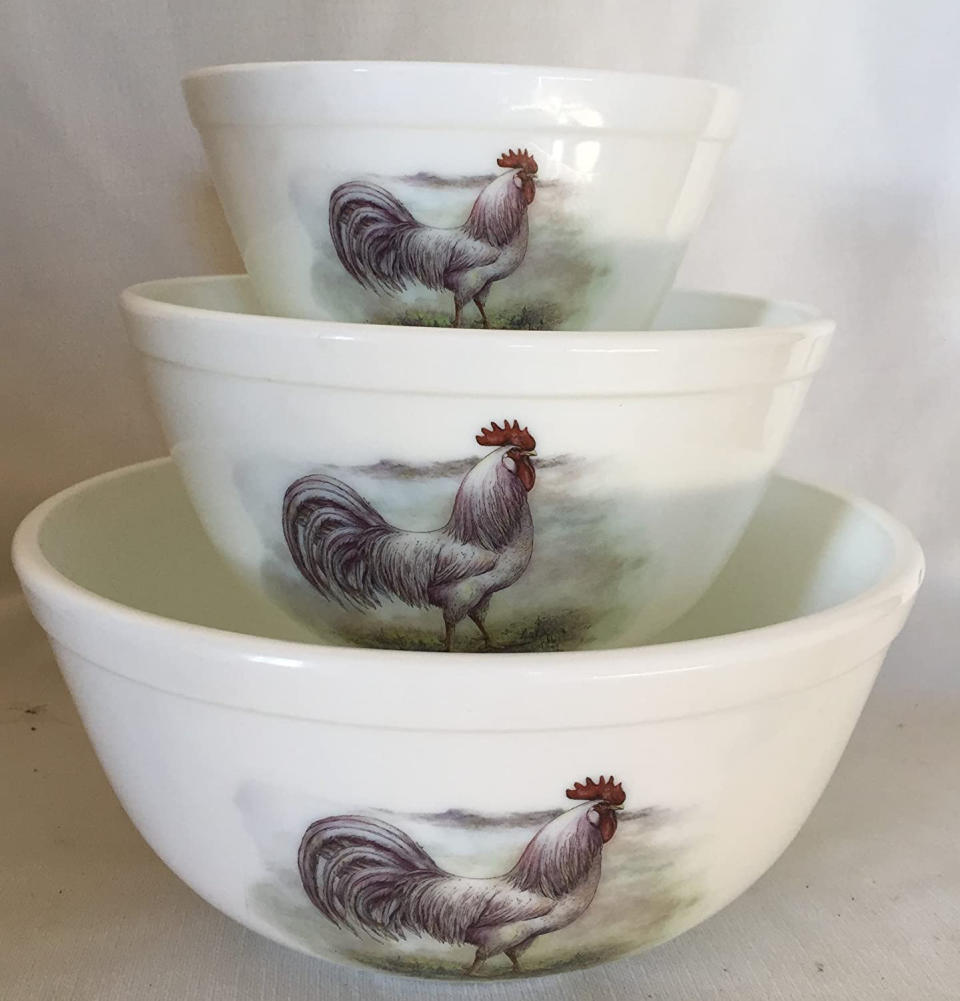 Rooster Bowl Set