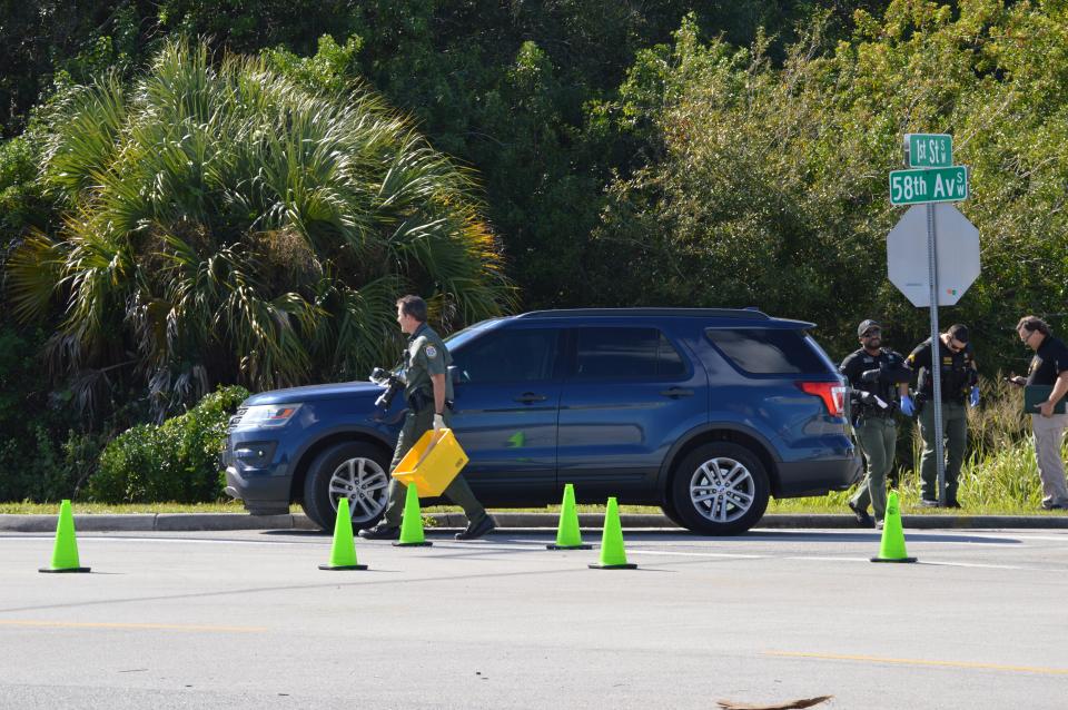 A man's body was found near what a Indian River County Sheriff's Office spokesperson said was a known homeless camp in a wooded area off 58th Avenue Southwest and 1st Street Southwest on Wednesday, Dec. 1, 2021.