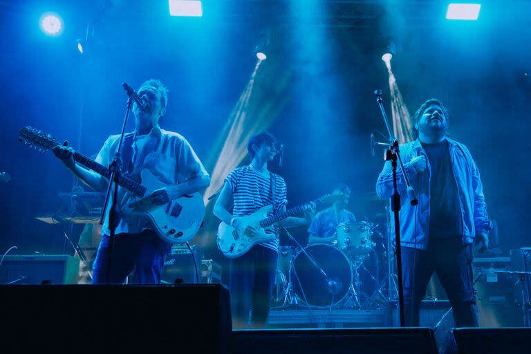 Vicentico se subió al escenario del especial show que ofreció el cantante Santiago Motorizado, en el Konex