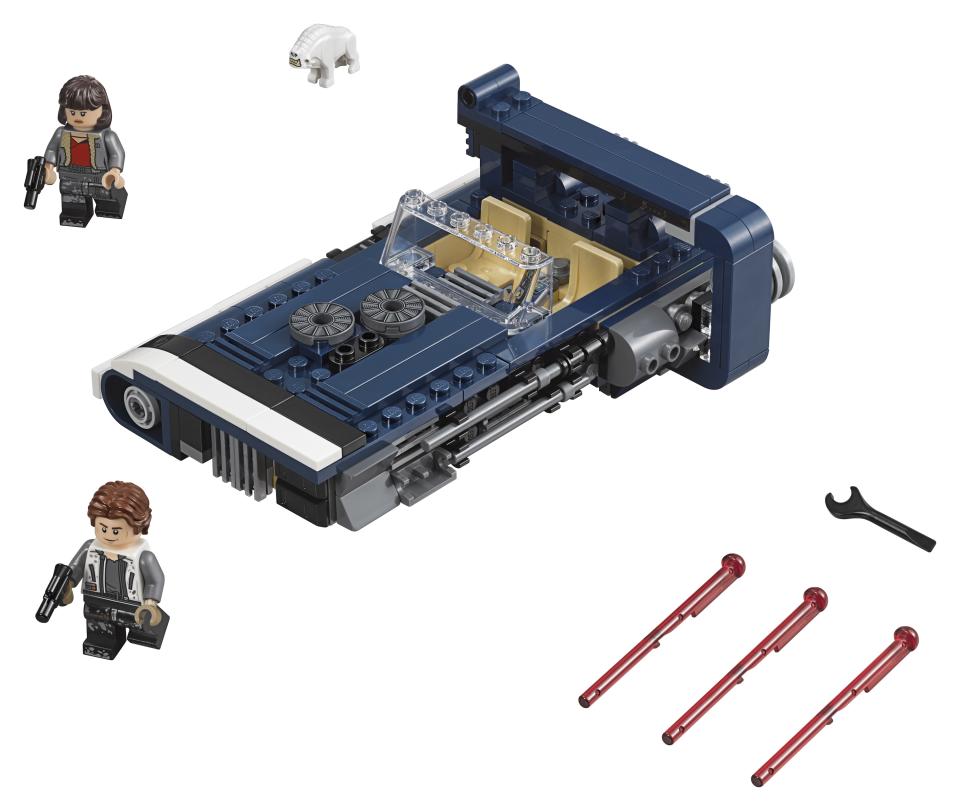 Han Solo’s souped-up landspeeder (Photo: Lego)