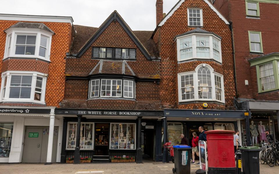 The White Horse Bookshop on Armarlborough Street, Wiltshire