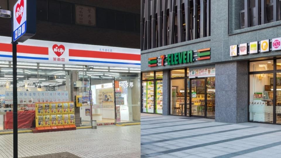 防止疫情升溫，四大超商加強管理。（翻攝自7-ELEVEN、萊爾富官網）