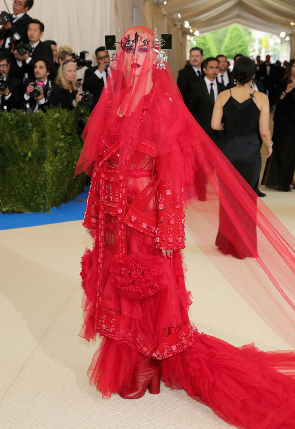 Katy Perry at the "Rei Kawakubo/Comme des Garcons: Art Of The In-Between" Costume Institute Gala in 2017