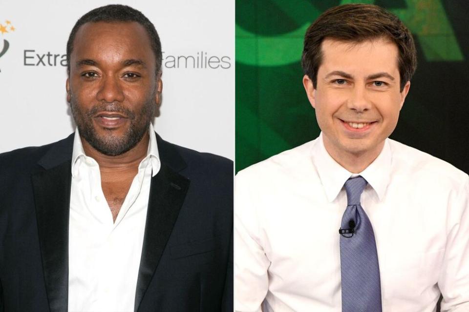 Lee Daniels (left) and Pete Buttigieg | Gabriel Olsen/FilmMagic; Lorenzo Bevilaqua/Walt Disney Television via Getty Images