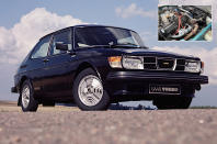 <p>The Saab B engine was a redesign of one designed in the 1960s by Triumph. From 1978, it was fitted with a compressor in the <strong>99 Turbo</strong>, which therefore postdated the BMW 2002 Turbo by five years but was produced and sold in far greater numbers.</p><p>For its time, the car performed very impressively, but it also introduced the concept of <strong>turbo lag</strong> to drivers who had previously never heard of it. For nearly half a century, it has been almost impossible to have a conversation about the 99 Turbo without this, its most unfortunate feature, being mentioned at some point.</p>