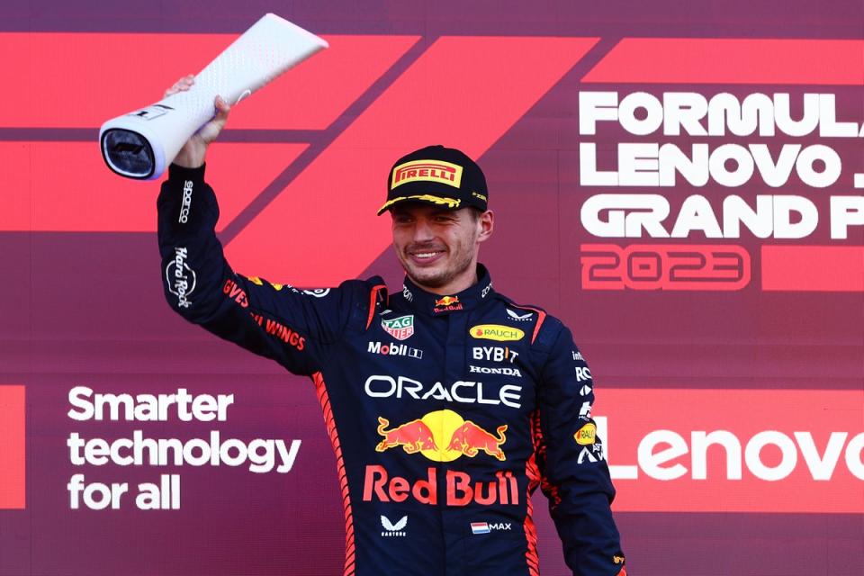 Max Verstappen only needs to finish in the top six in the Saturday sprint race in Qatar (Getty Images)