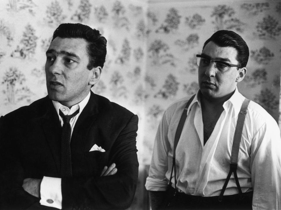 <p>Reggie (left) and Ronnie Kray</p> (Getty)