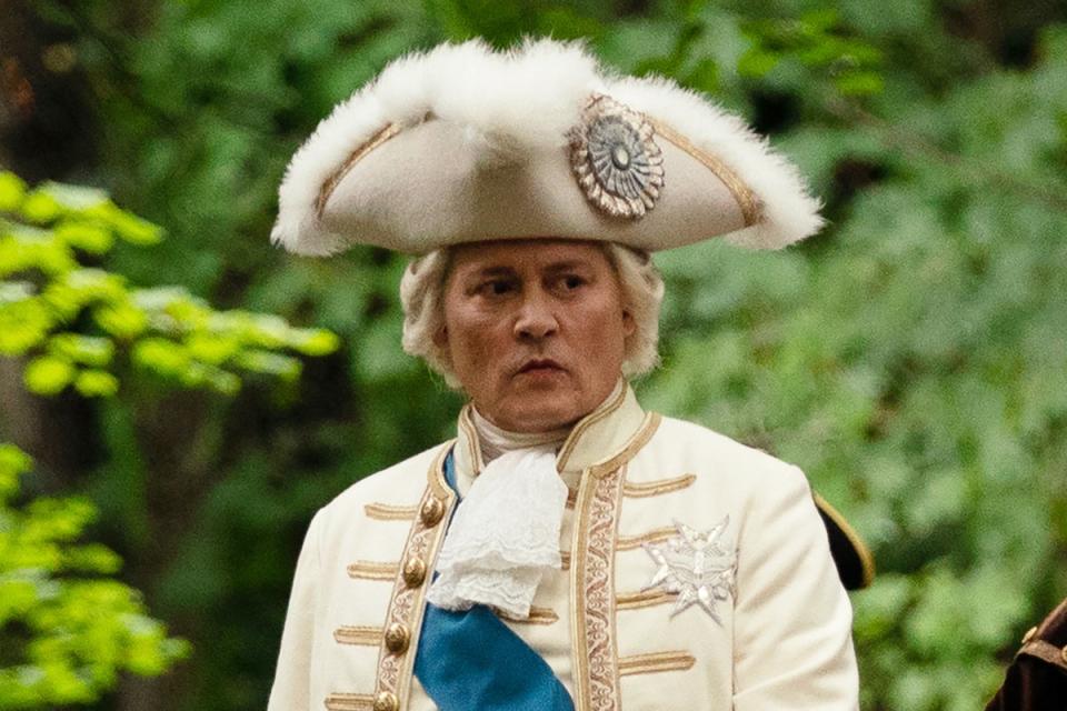 Johnny Depp in ‘Jeanne du Barry’ (Stéphanie Branchu/Why Not Productions)