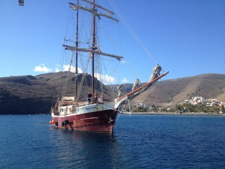 British tall ship sinks in Tenerife