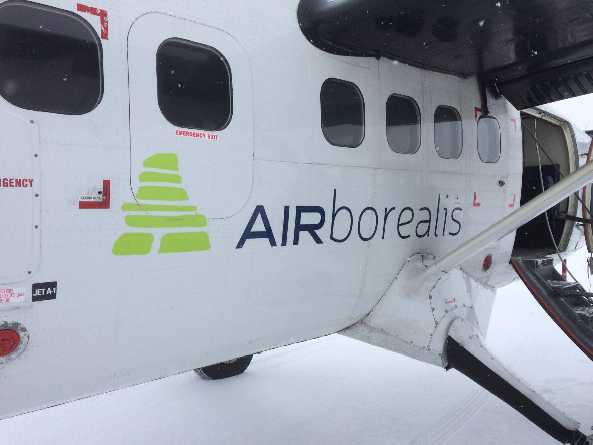 Smoke filled the cockpit on an Air Borealis plane during takeoff on a May 8 flight leaving Happy Valley-Goose Bay. (Jen White/CBC - image credit)