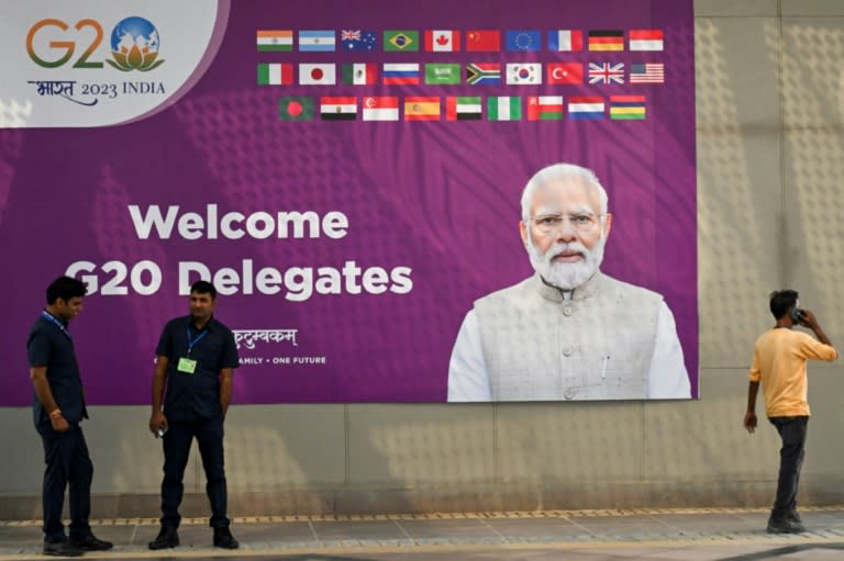 G20 leaders descend on New Delhi from Friday, with host Prime Minister Narendra Modi seizing a chance to occupy the geopolitical centre stage (TAUSEEF MUSTAFA)