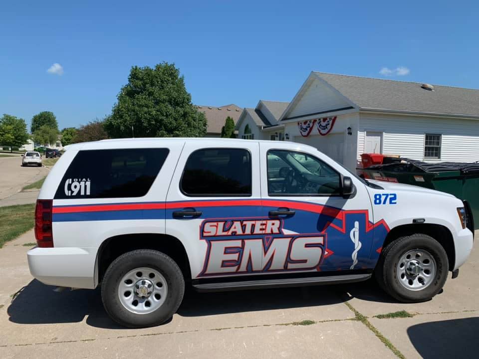 Slater EMS Tahoe is one of the vehicles that will be onsite for the department's 40th anniversary open house Sunday. Medical helicopters are also scheduled to appear, weather and availability permitting.