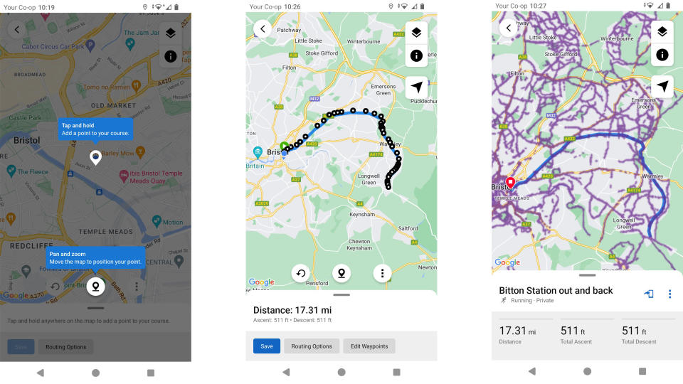 Plotting a route in Garmin Connect for the Garmin Forerunner 165