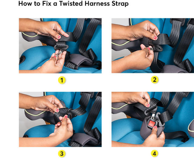 Uneven straps are a common problem for manh car seats: here's how to f