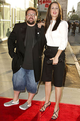 Director Kevin Smith and Jennifer Schwalbach at the Hollywood premiere of The Weinstein Company's Clerks II