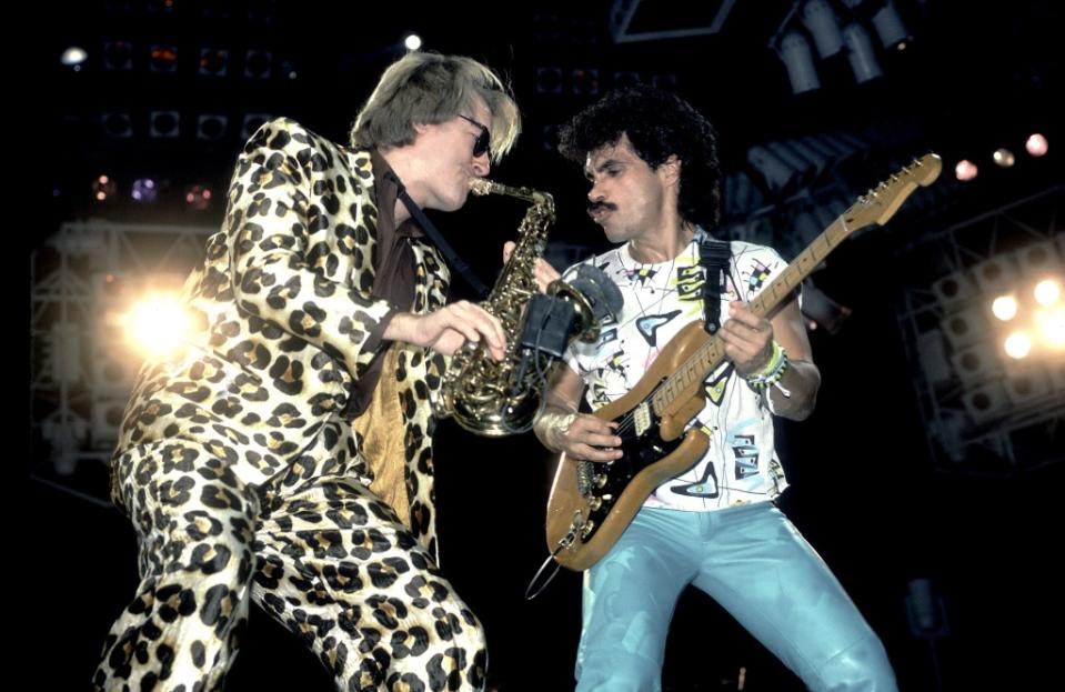 in 1984, Hall & Oates released “Big Bam Boom,” which featured “Out of Touch,” their sixth and final No. 1 single. WireImage