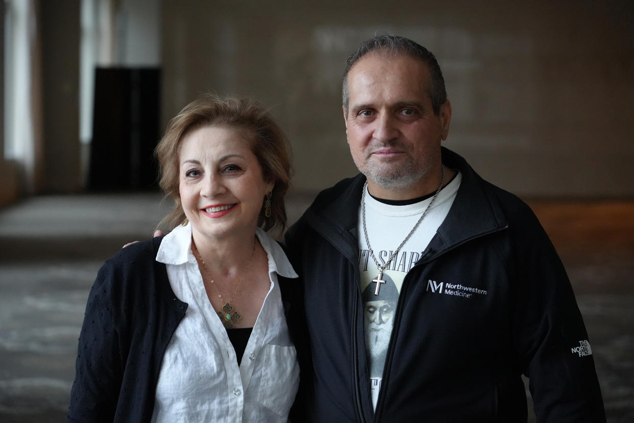 Tannaz Ameli and Albert Khoury were the first patients to receive double lung transplants to treat their lung cancer. (Northwestern Medicine)