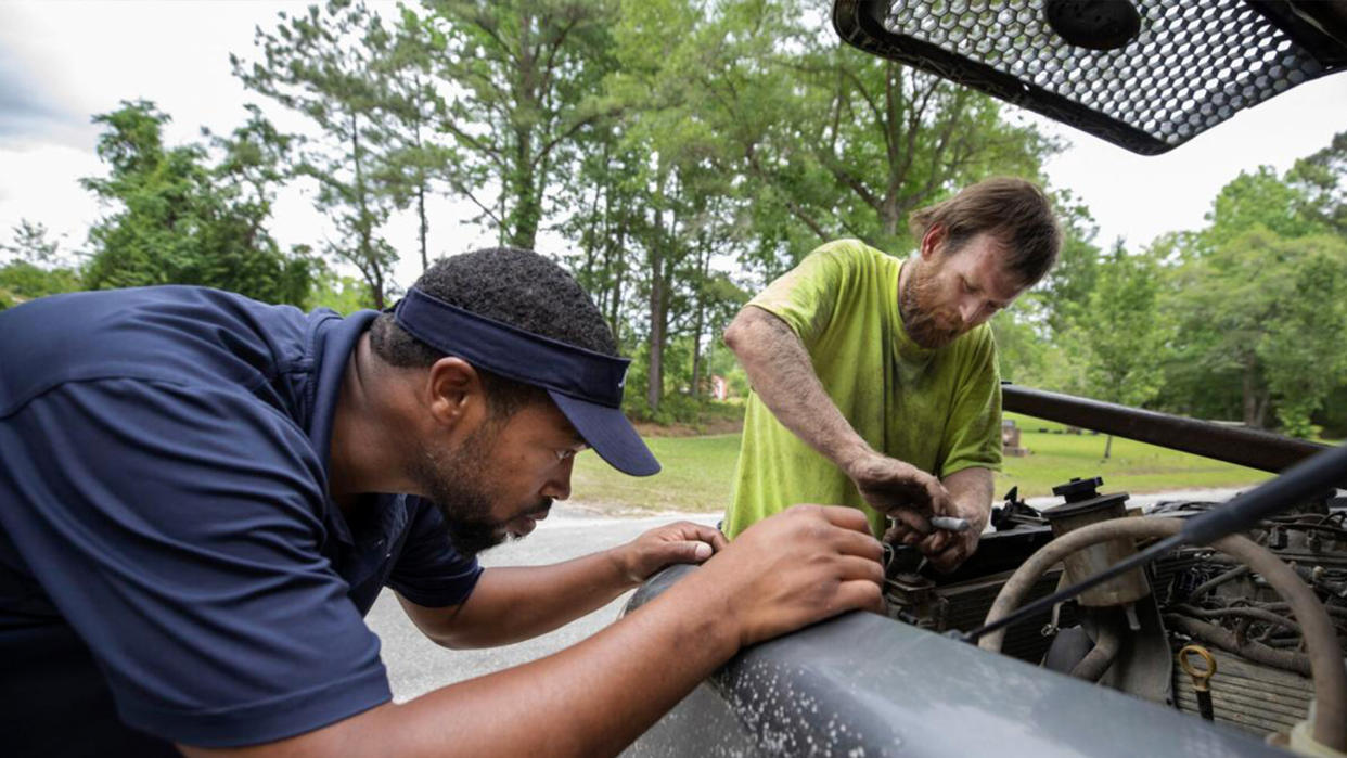 If Middleton runs into a problem while repairing cars, he thinks about what his dad would tell him to do if he were still alive. (Photo: Eliot Middleton)