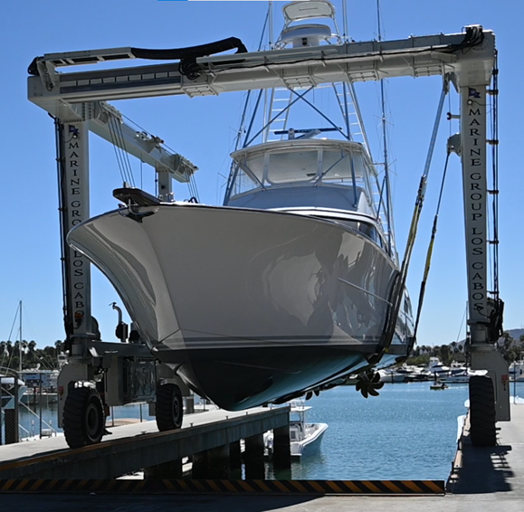 Variable width mobile boat hoists built by Marine Travelift in Sturgeon Bay was among the nominees in the eighth annual "Coolest Thing Made in Wisconsin" contest.
