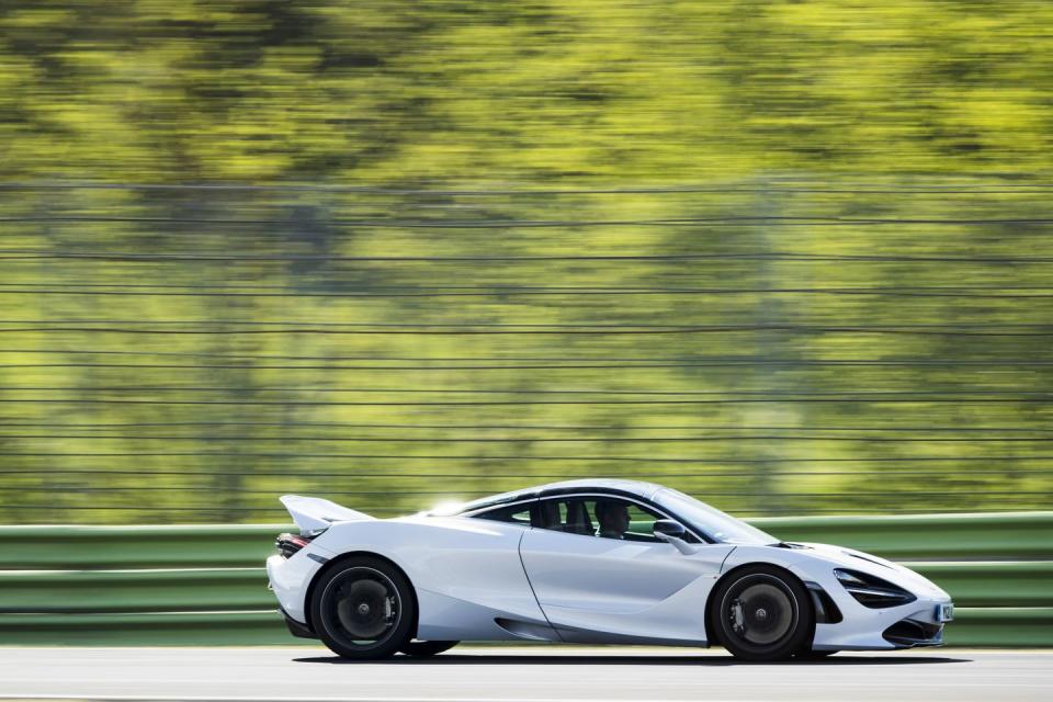 <p><a href="https://www.roadandtrack.com/car-culture/a13140783/the-mclaren-720s-is-the-future/" rel="nofollow noopener" target="_blank" data-ylk="slk:The McLaren 720S;elm:context_link;itc:0;sec:content-canvas" class="link ">The McLaren 720S</a> was our 2018 Performance Car of the Year winner, nearly on par performance-wise with the company's <a href="https://www.roadandtrack.com/new-cars/road-tests/reviews/a7432/2014-mclaren-p1-chris-harris/" rel="nofollow noopener" target="_blank" data-ylk="slk:P1 hypercar;elm:context_link;itc:0;sec:content-canvas" class="link ">P1 hypercar</a>. It's fantastic to drive, capable of making any normal driver look like a superhero. Its wing is tucked into the body most of the time, but reveals itself spectacularly when needed for full downforce effect. <a href="https://www.ebay.com/itm/2020-MCLAREN-720S-Performance/233616079424?hash=item36649a7a40:g:IgwAAOSwXmFe3KIU" rel="nofollow noopener" target="_blank" data-ylk="slk:This one's;elm:context_link;itc:0;sec:content-canvas" class="link ">This one's</a> painted in a beautiful shade of white, and can be yours. </p>