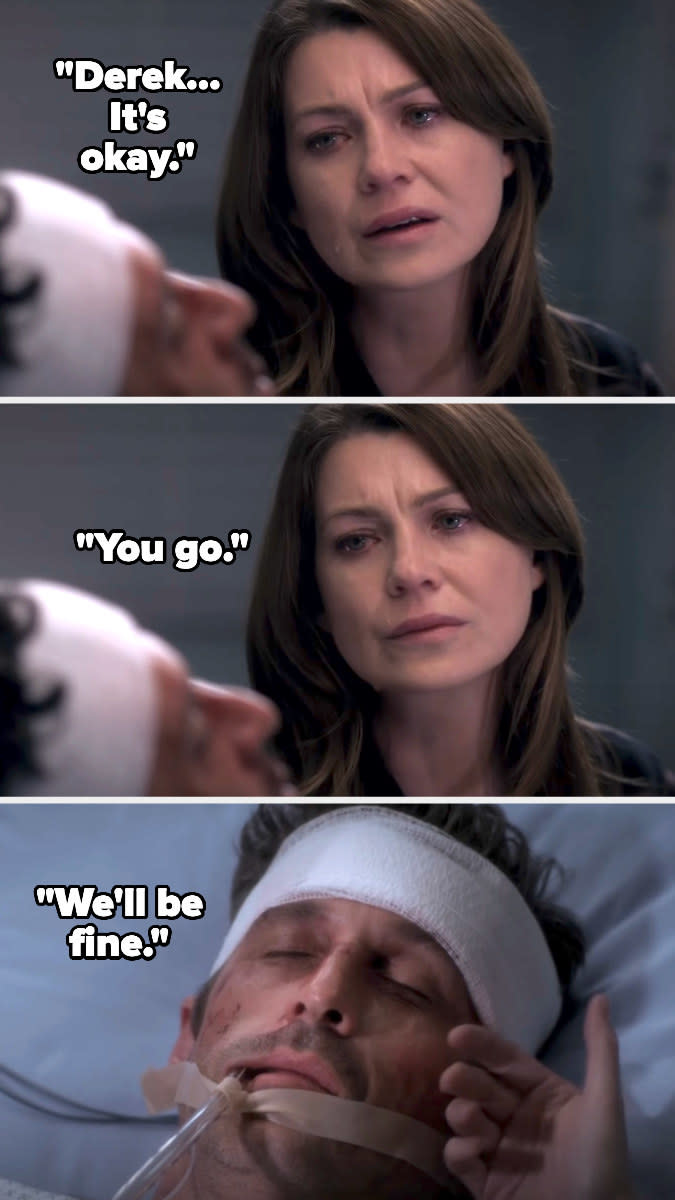 Screenshots from "Grey's Anatomy"