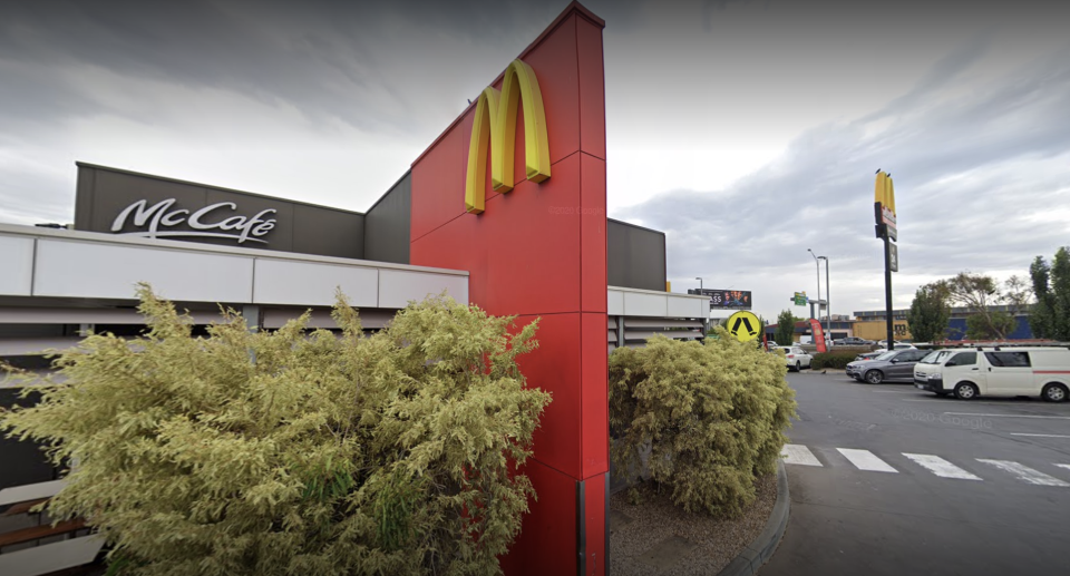 McDonald's at Fawkner in Melbourne is pictured.