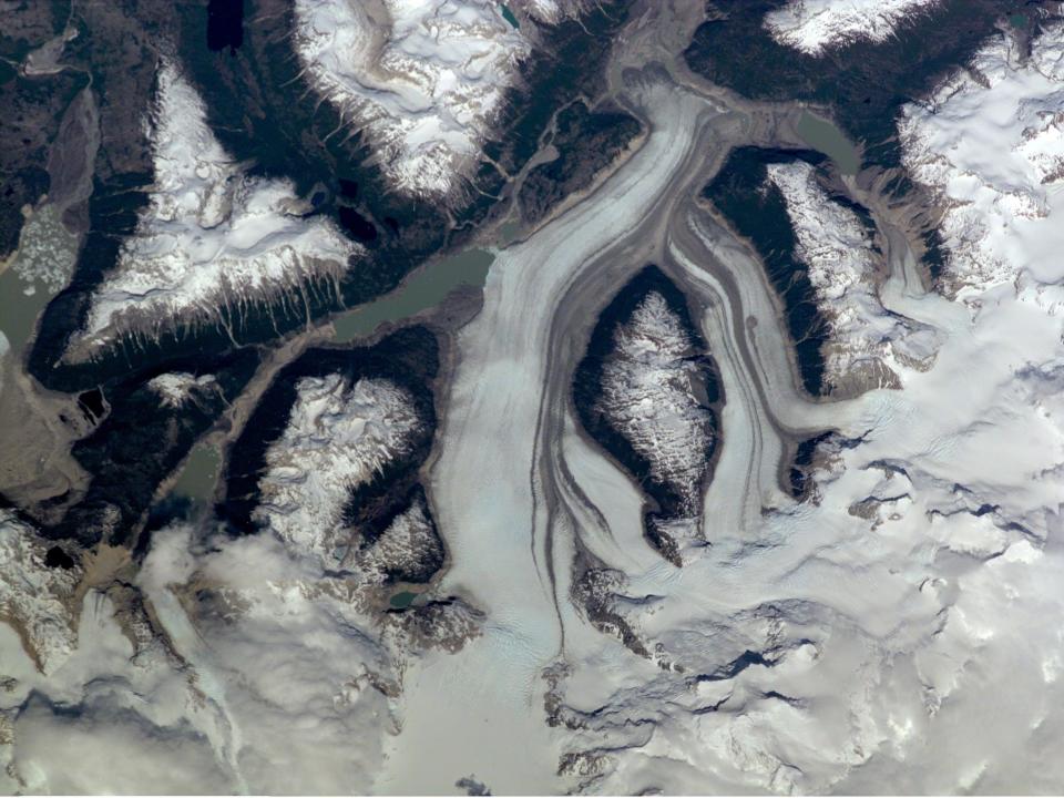 chile river glaciated iss