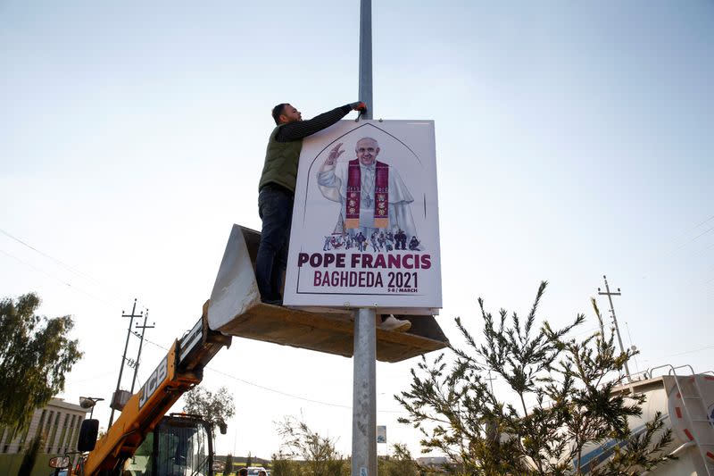 Iraqi Christians throughout the country prepare for pope's visit